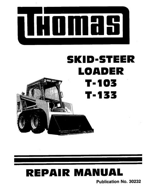 t133 thomas skid steer|thomas t133 repair manual pdf.